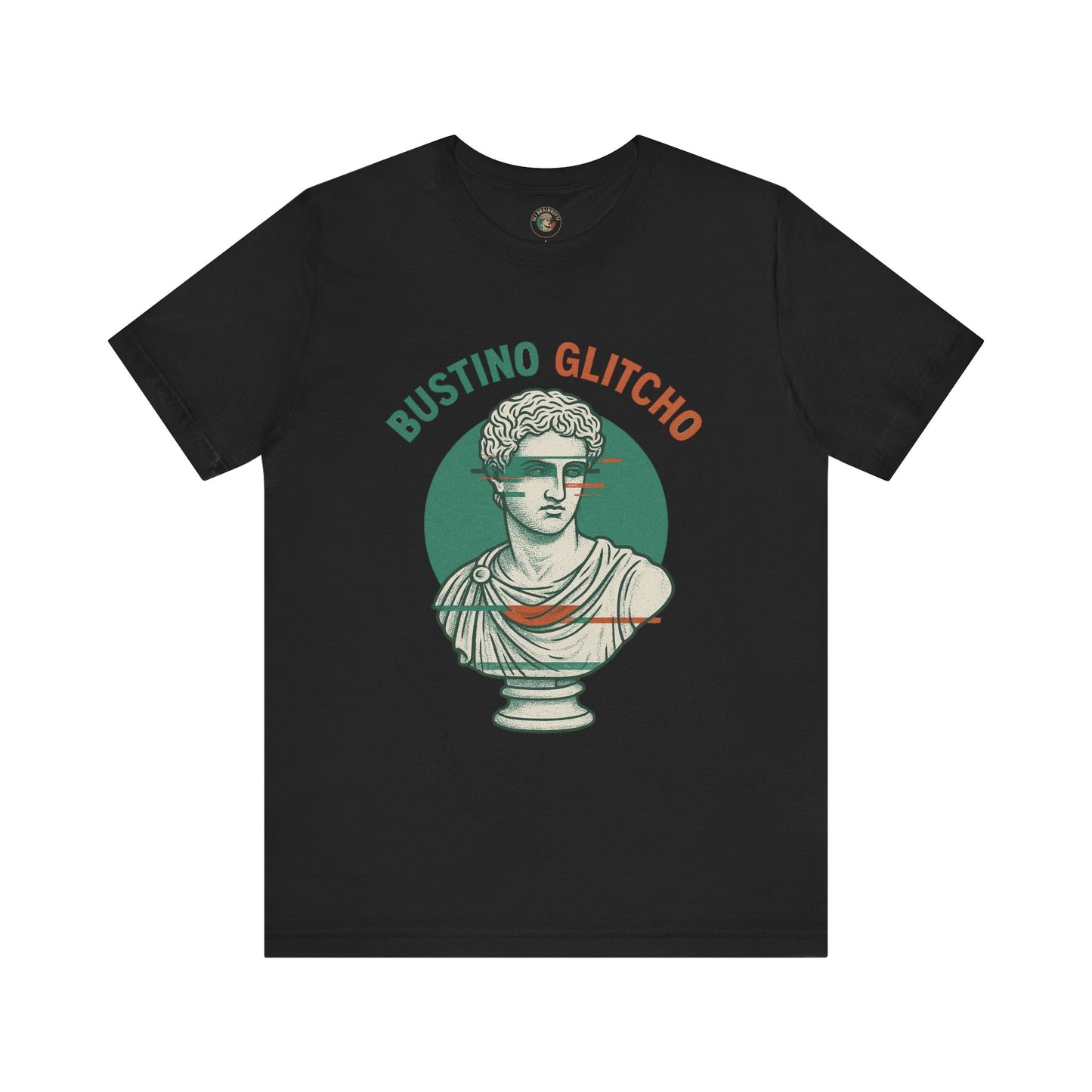 Bustino Glitcho – Glitched Roman Bust T-Shirt | Italian Brainrot Merch