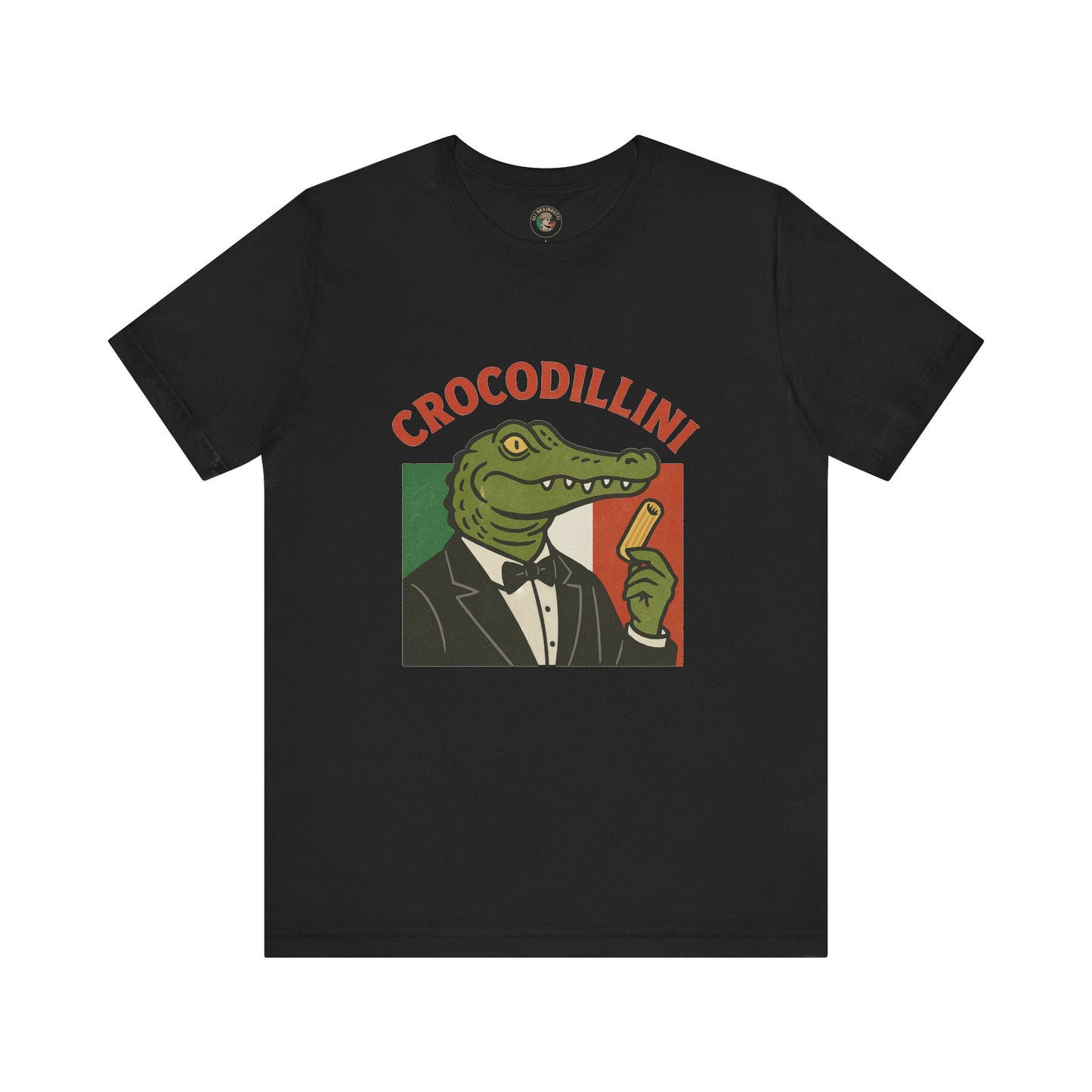 Crocodillini – Dapper Gator Pasta T-Shirt | Italian Brainrot T Shirt