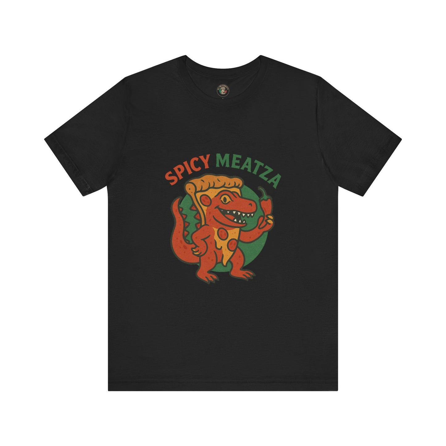 Spicy Meats - Dino Pizza Chaos T-Shirt | Italian Brainrot Merch