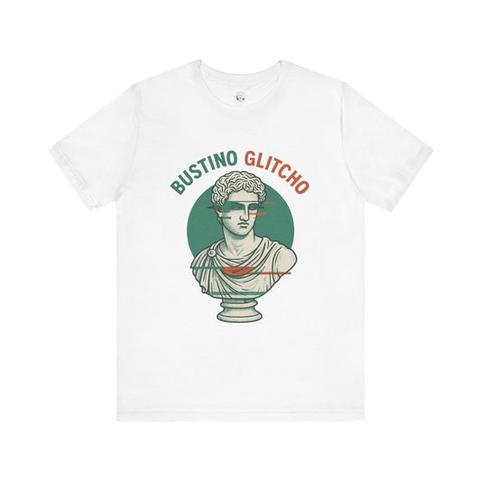 Bustino Glitcho – Glitched Roman Bust T-Shirt | Italian Brainrot Merch