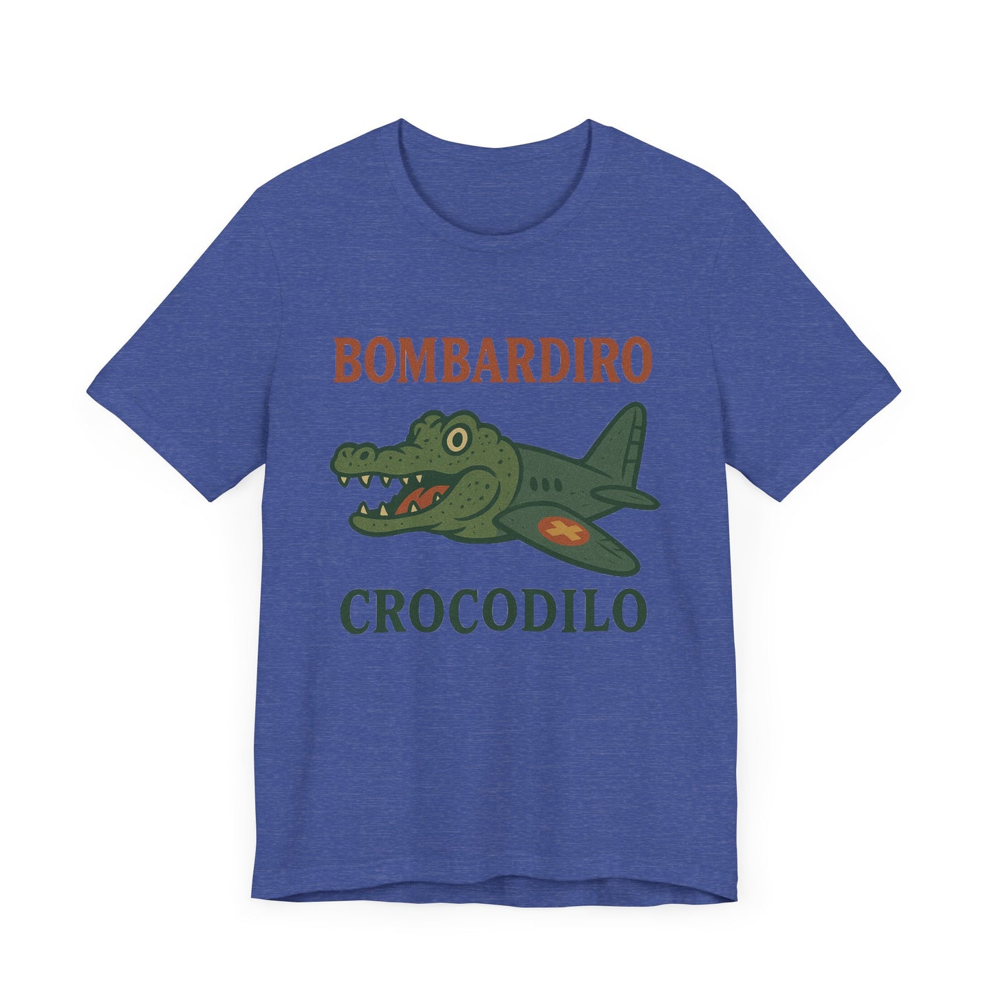 Bombardiro Crocodillo Italian Brainrot Vintage Meme T-Shirt, Graphic Tee