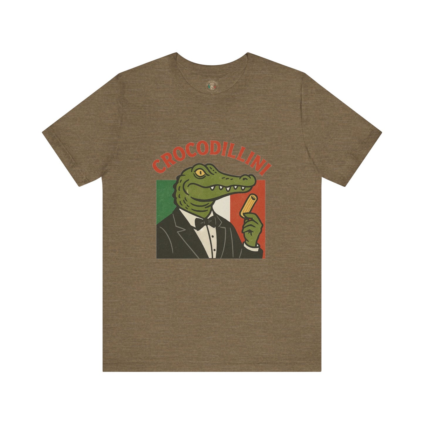 Crocodillini – Dapper Gator Pasta T-Shirt | Italian Brainrot T Shirt