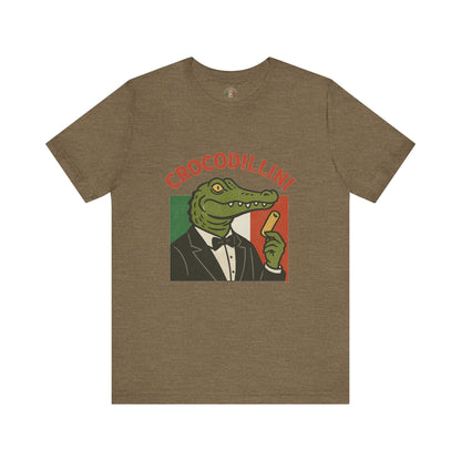 Crocodillini – Dapper Gator Pasta T-Shirt | Italian Brainrot T Shirt