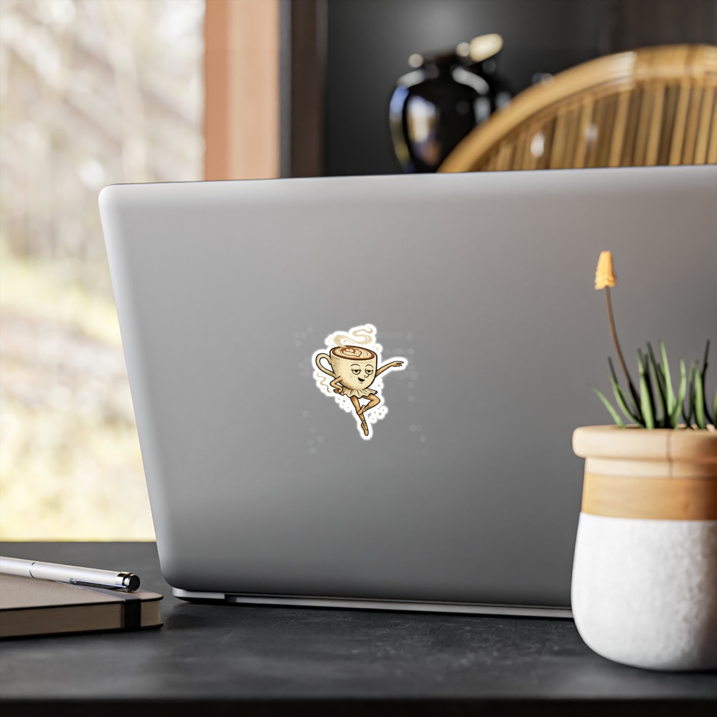 Ballerina Cappuccina Sticker | Italian Brainrot Sticker