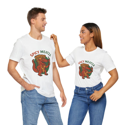 Spicy Meats - Dino Pizza Chaos T-Shirt | Italian Brainrot Merch