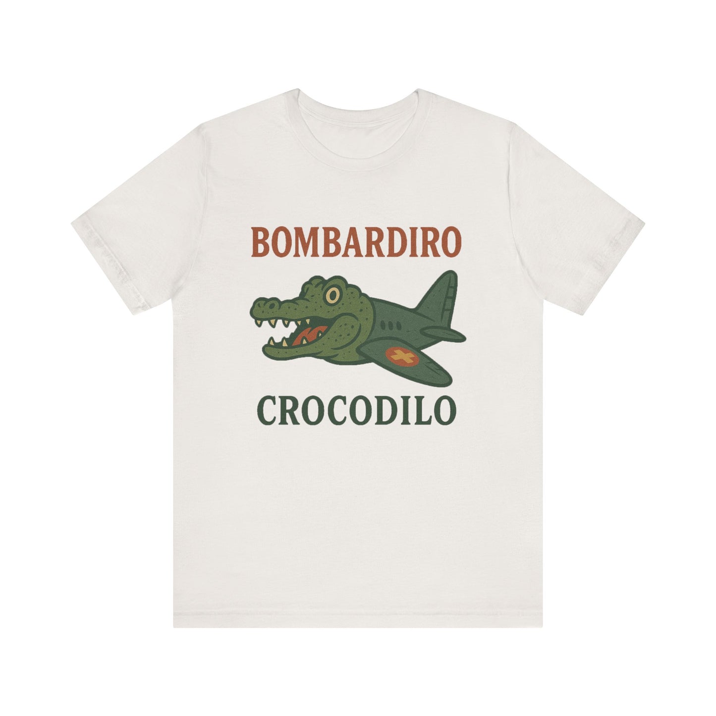 Bombardiro Crocodillo Italian Brainrot Vintage Meme T-Shirt, Graphic Tee