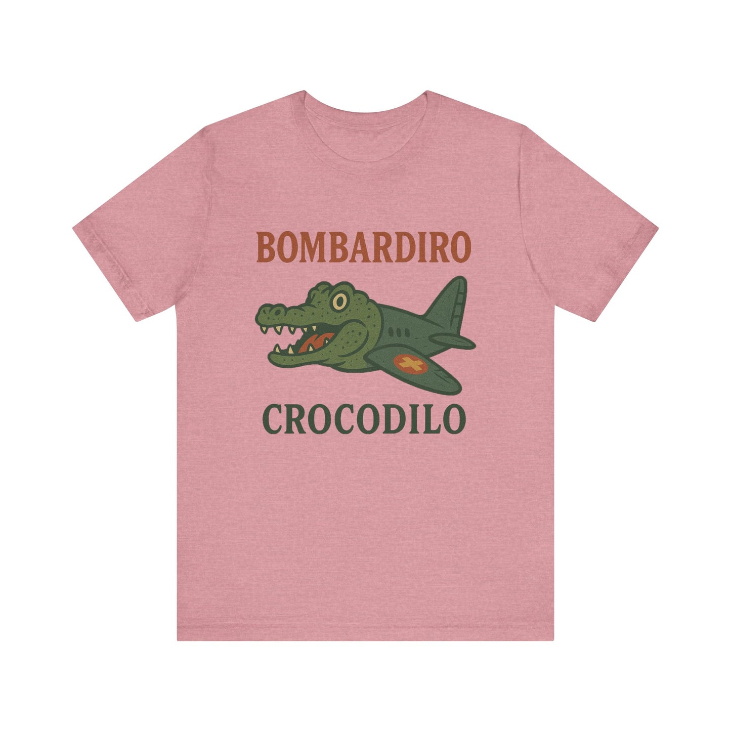 Bombardiro Crocodillo Italian Brainrot Vintage Meme T-Shirt, Graphic Tee