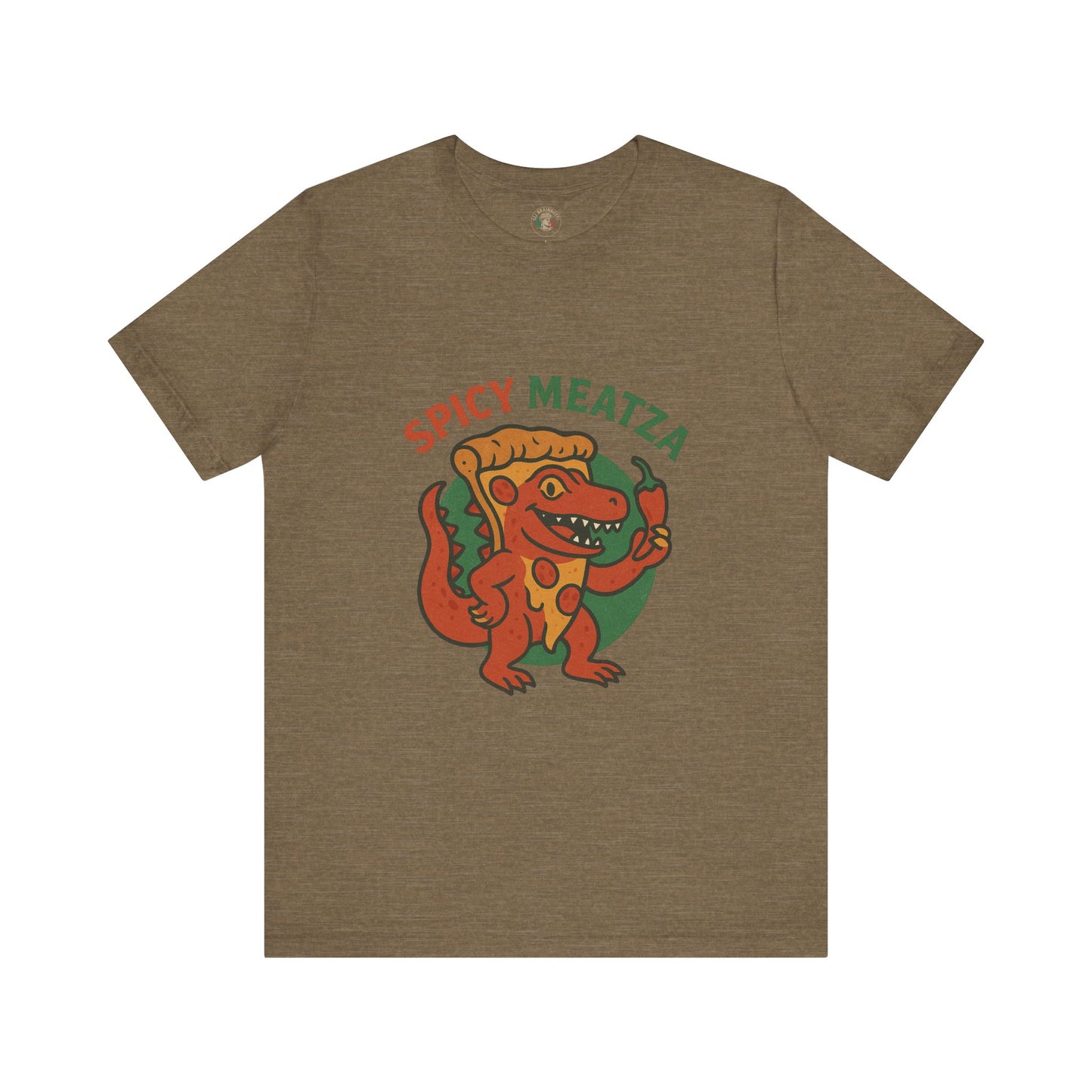 Spicy Meats - Dino Pizza Chaos T-Shirt | Italian Brainrot Merch