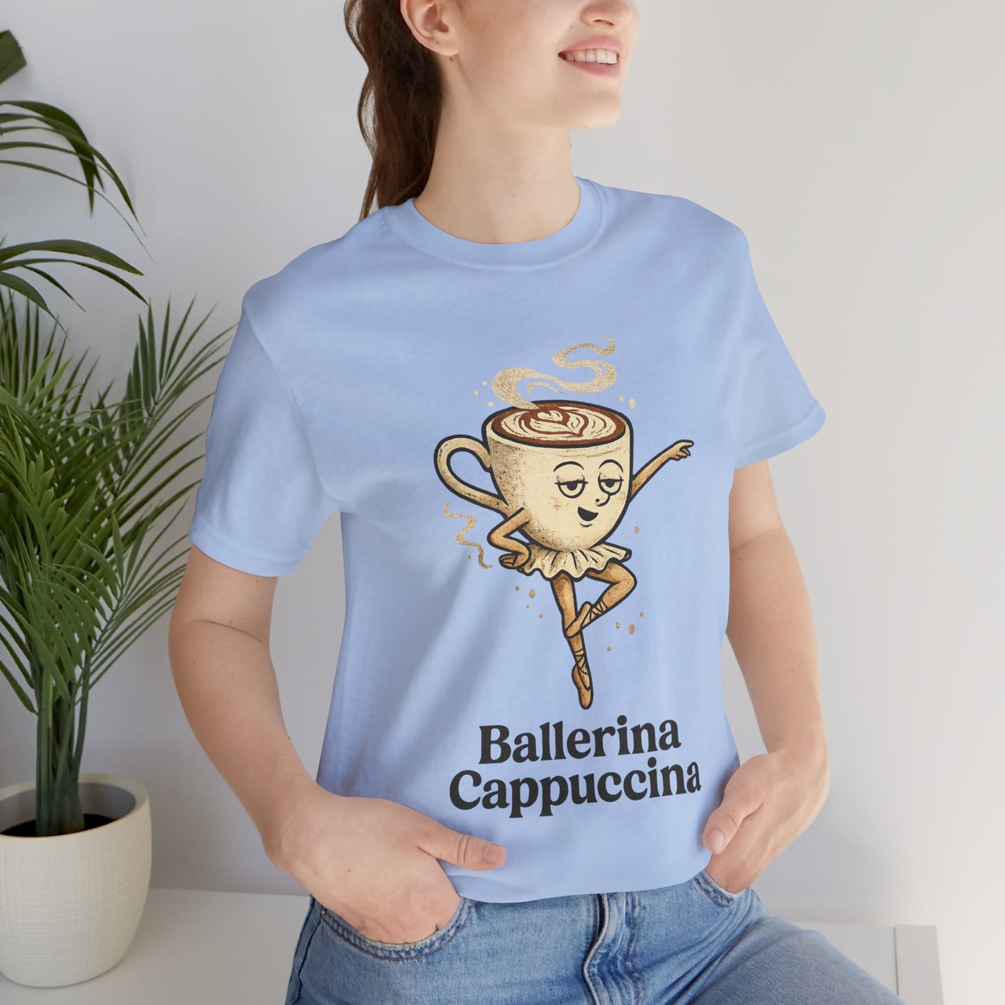 Ballerina Cappuccina – Espresso Pirouette Meme Shirt | Italian Brainrot T-Shirt