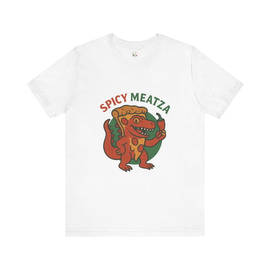 Spicy Meats - Dino Pizza Chaos T-Shirt | Italian Brainrot Merch