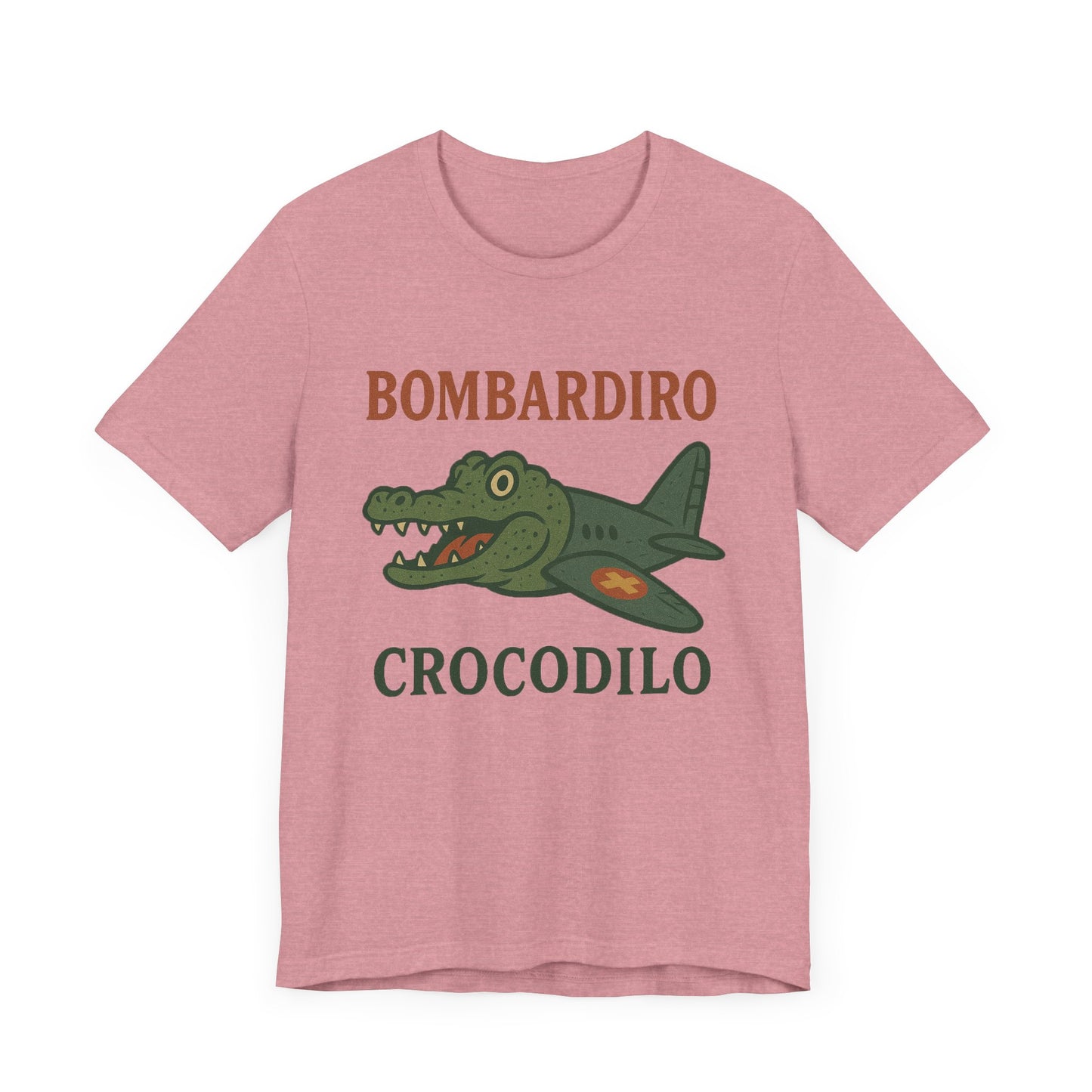 Bombardiro Crocodillo Italian Brainrot Vintage Meme T-Shirt, Graphic Tee