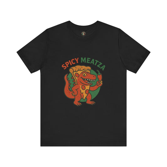 Spicy Meats - Dino Pizza Chaos T-Shirt | Italian Brainrot Merch