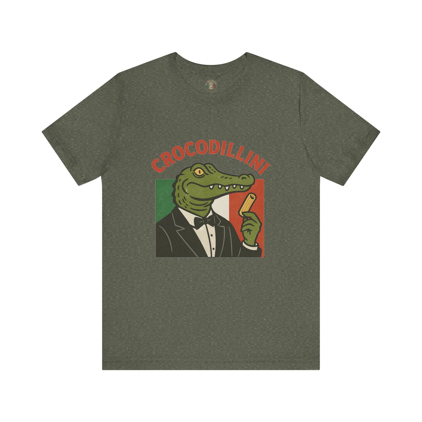 Crocodillini – Dapper Gator Pasta T-Shirt | Italian Brainrot T Shirt