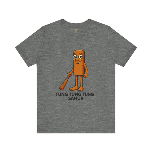 Tung Tung Tung Sahur – Wooden Meme Vigilante Shirt | Italian Brainrot T-Shirt