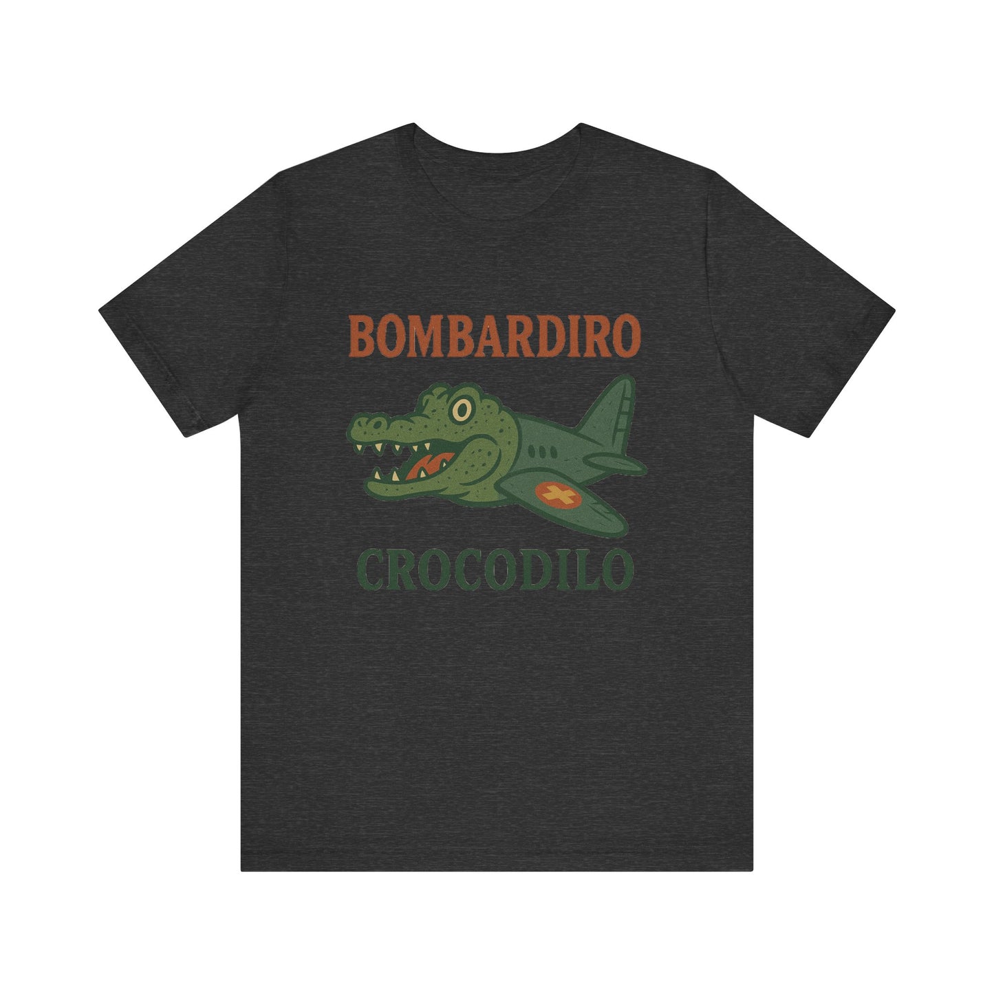Bombardiro Crocodillo Italian Brainrot Vintage Meme T-Shirt, Graphic Tee